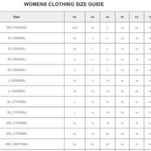 zaful size guide swimwear
